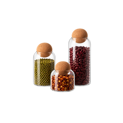 Set de 3 Botellas de Almacenamiento